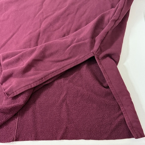 Nike Women's Burgundy V-Neck Sweatshirt - Picture 5 of 8